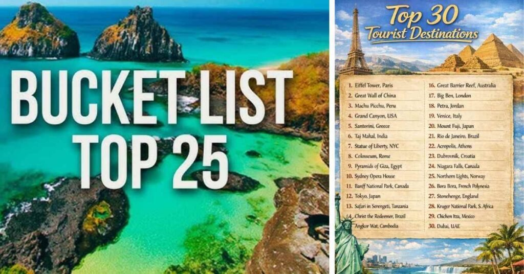 25 Best Travel Bucket List Destinations Around the World